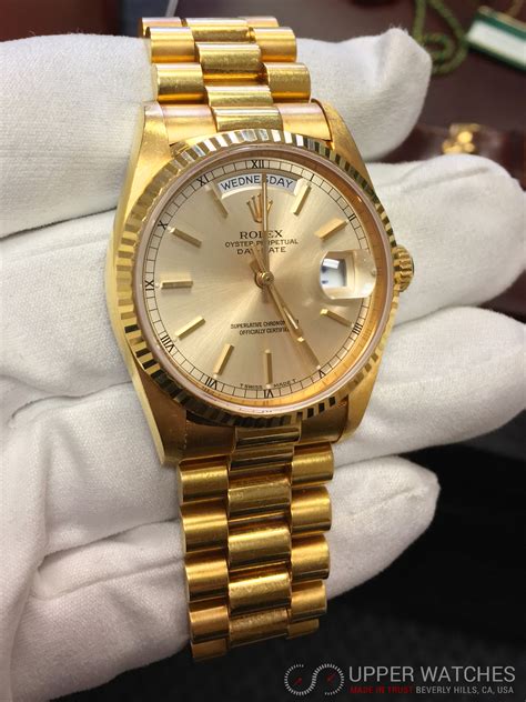 gold presidential rolex price|rolex day date gold price.